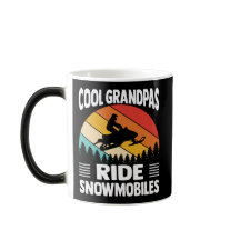 Cool Grandpas Ride Snowmobiles Garndpa