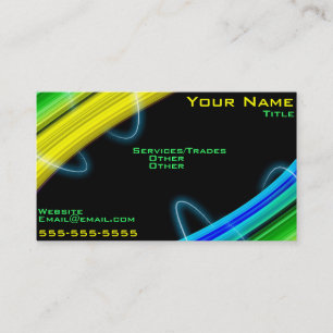 Cool graphic business card