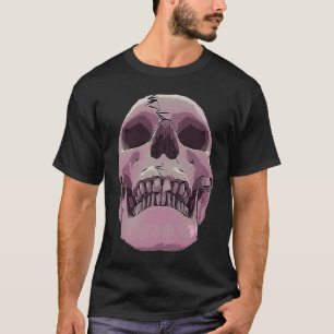 Cool Graphic Skull  Death Skeleton Goth Halloween  T-Shirt