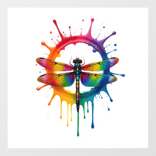 Cool Graphic Tie Dye Sunglasses Dragonfly Illustra