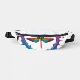 Cool Graphic Tie Dye Sunglasses Dragonfly Illustra Bum Bags