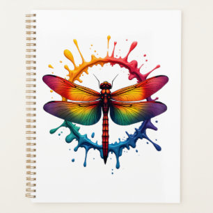 Cool Graphic Tie Dye Sunglasses Dragonfly Illustra Planner