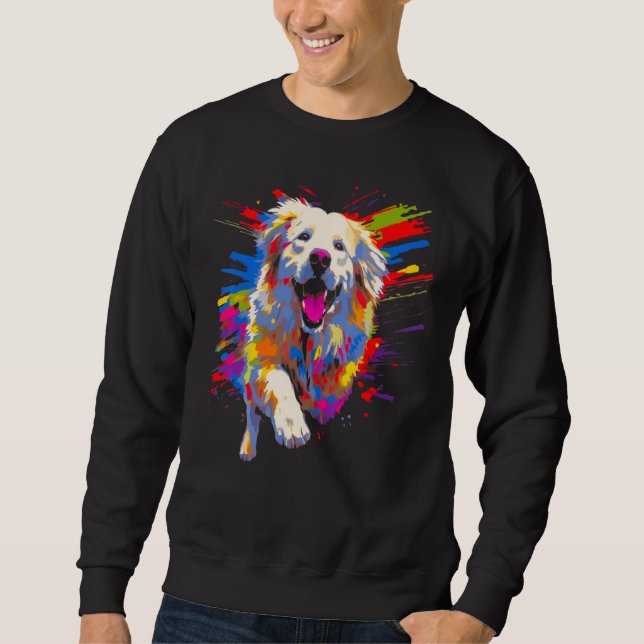 Cool Great Pyrenees Dog Sweatshirt (Front)