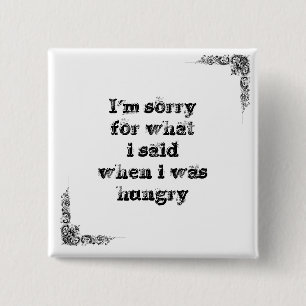 Cool great simple wisdom philosophy tao sentence 15 cm square badge