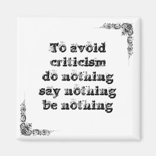 Cool great simple wisdom philosophy tao sentence magnet