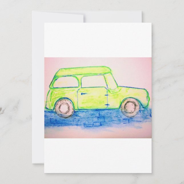 Cool Green Car (Front)