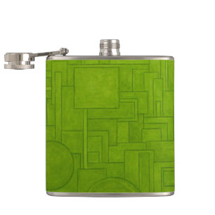 Cool Green Flask! Hip Flask