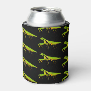 Cool Green Praying Mantis Can Cooler