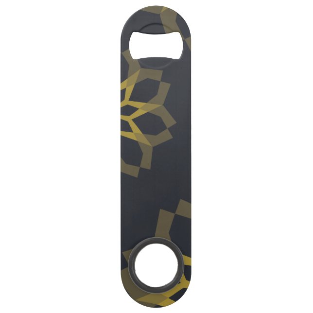 Cool, green, unique, modern trendy flower abstract (Front)