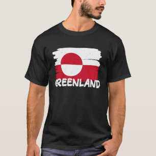 Cool Greenland Flag T-Shirt
