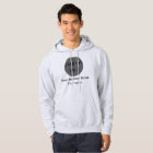 cool grey business sweatshirt brand logo on back