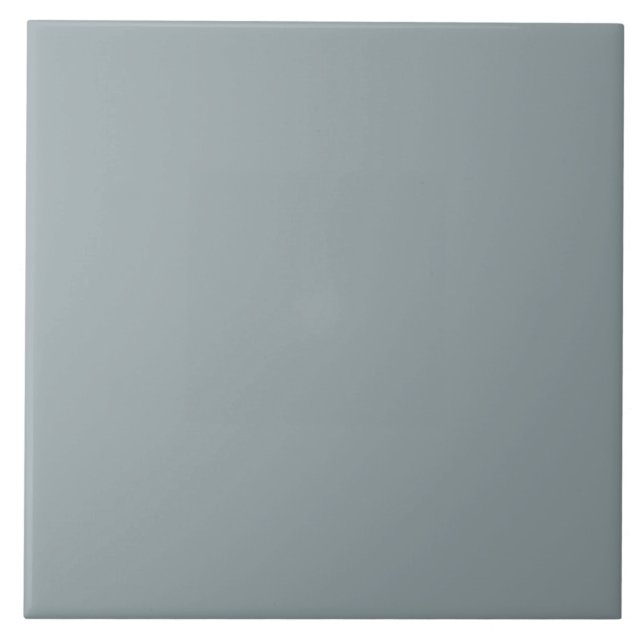 Cool grey (solid colour) ceramic tile (Front)