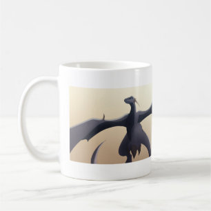 Cool Grey Wyvern Coffee Mug