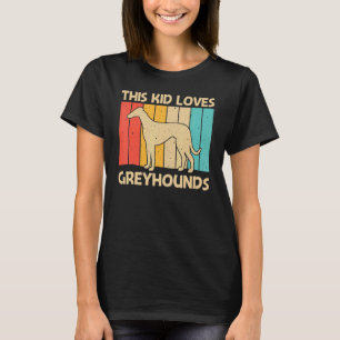Cool Greyhound For Kids Boys Sighthound Pet Dog Br T-Shirt