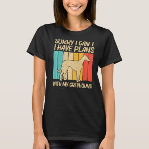 Cool Greyhound For Men Women Sighthound Pet Dog Br T-Shirt