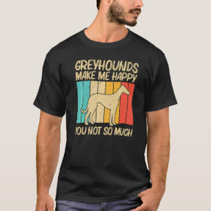 Cool Greyhound For Men Women Sighthound Pet Dog Br T-Shirt