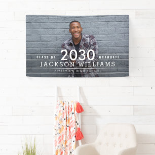 Cool Grids EDITABLE COLOR Graduation Banner