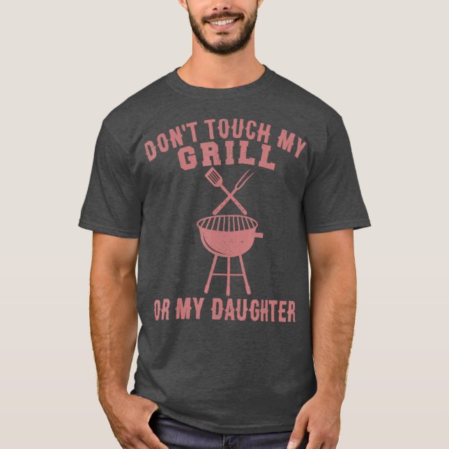 Cool Grill Father Gift For Men Funny Protective T-Shirt (Front)