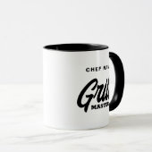 Cool Grill Master coffee mug for BBQ chef (Front Right)