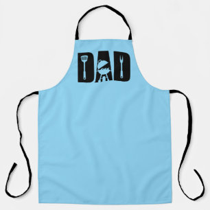 Cool grilling Dad word art Apron