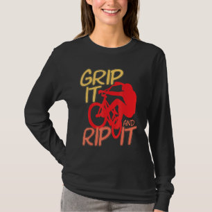 Cool Grip It Bmx And Rip It Bmx Riding Bmx Bike Bm T-Shirt