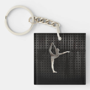 Cool Grunge Ballet Key Ring