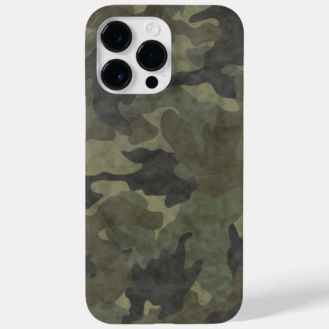 Cool Grunge Khaki Camo Case-Mate iPhone Case (Back)
