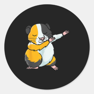 Cool Guinea G Art For Men Women Cavy Pet Guinea G  Classic Round Sticker