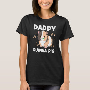 Cool Guinea Pig For Men Dad Wheek Fluffy Cavy Pet T-Shirt