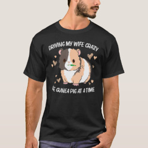 Cool Guinea Pig For Men Dad Wheek Fluffy Cavy Pet T-Shirt