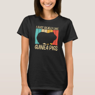 Cool Guinea Pig For Men Women Cavy Pet Rodent T-Shirt