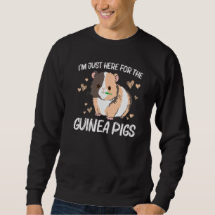 Cool Guinea Pig For Men Women Wheek Fluffy Cavy Pe Sweatshirt