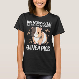 Cool Guinea Pig For Men Women Wheek Fluffy Cavy Pe T-Shirt