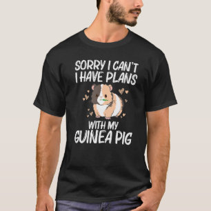 Cool Guinea Pig For Men Women Wheek Fluffy Cavy Pe T-Shirt