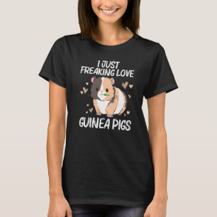 Cool Guinea Pig For Men Women Wheek Fluffy Cavy Pe T-Shirt