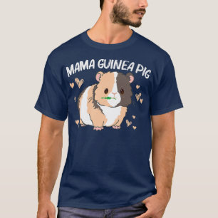 Cool Guinea Pig For Women Mum Wheek Fluffy Cavy Pe T-Shirt