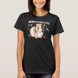 Cool Guinea Pig For Women Mum Wheek Fluffy Cavy Pe T-Shirt