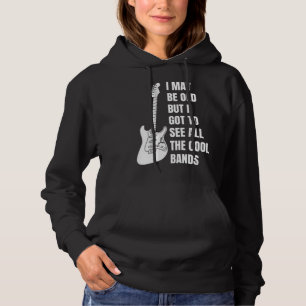cool guitar band lover birthday hoodie