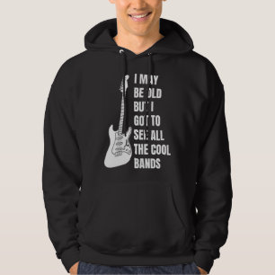 cool guitar band lover birthday hoodie