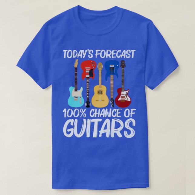 Cool Guitar Design For Men Women Band Player Music T-Shirt (Design Front)