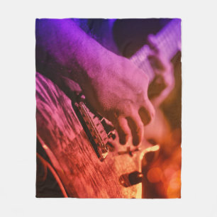 Cool Guitar Fleece Blanket