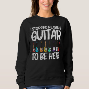 Cool Guitar For Men Women Acoustic Guitarist Band Sweatshirt