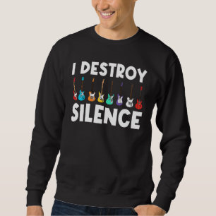 Cool Guitar For Men Women Acoustic Guitarist Band Sweatshirt