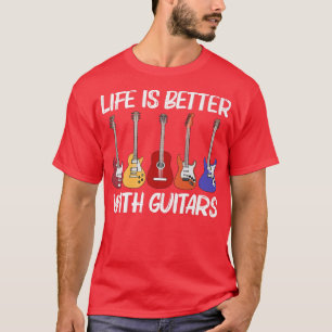 Cool Guitar For Men Women Guitar Player Electric G T-Shirt