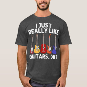 Cool Guitar For Men Women Guitar Player Electric G T-Shirt