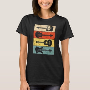 Cool Guitar For Men Women Vintage Guitar Guitarist T-Shirt