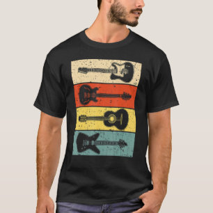 Cool Guitar For Men Women Vintage Guitar Lovers Gu T-Shirt