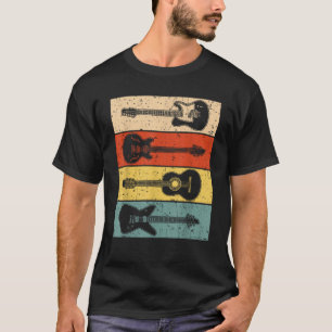 Cool Guitar For Men Women Vintage Guitar Lovers Gu T-Shirt
