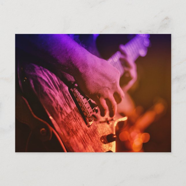 Cool Guitar Postcard (Front)