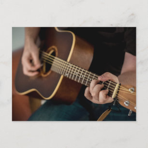 Cool Guitar Postcard